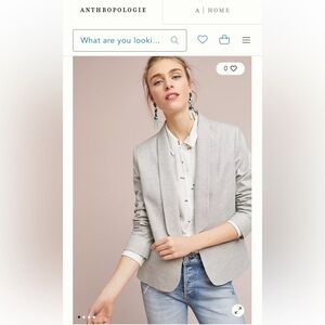 Antheopologie Helene Bernan sparkly jacket- worn twice. Retail 180